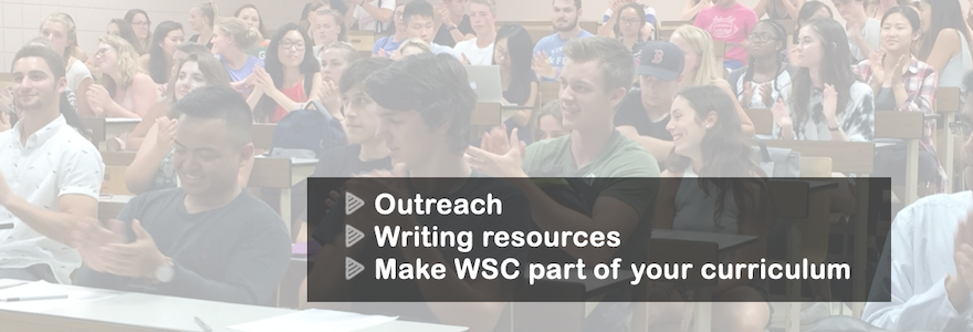 Outreach, resources, WSC in your courses